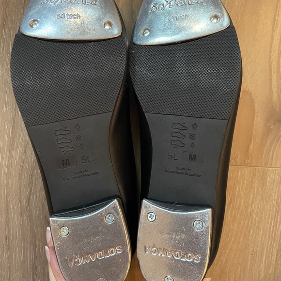 So Danca‎ black tap shoes lace ups never worn no tags - Picture 5 of 5